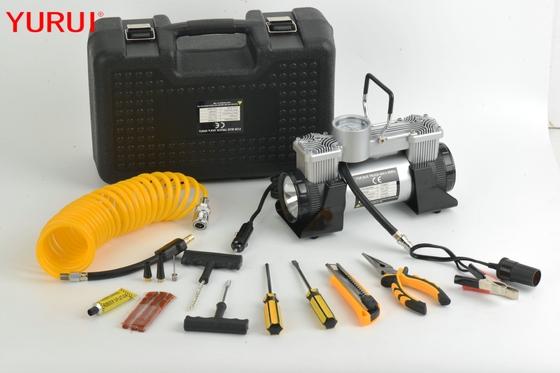 bomba portátil do pneumático do metal de Conpressor do ar do carro de 12v 180w 150psi com luz