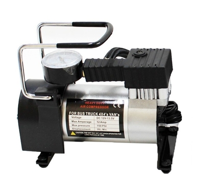 Bom preço. Compressor de ar automotivo do metal de 12 volts com a bomba da pata do relógio/mão on-line