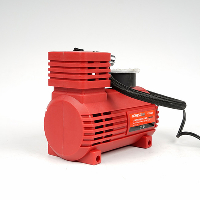 Dc12v Mini compressores de ar ABS portáteis para automóveis para inflação de pneus com tampão de cigarro