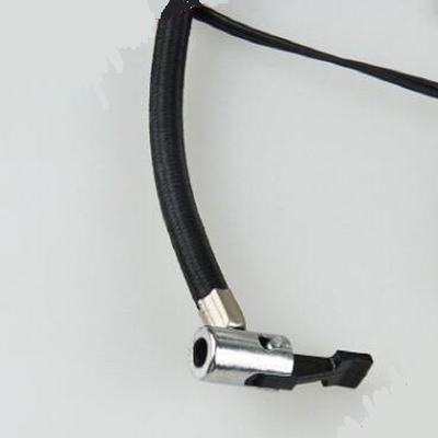 Mangueira branca de Mini Air Pump With 45cm, compressor de ar resistente à mão do carro