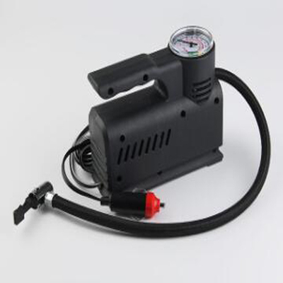 Compressores de ar plásticos do veículo de Dc12v, bomba de ar portátil Yf632 de choque preto