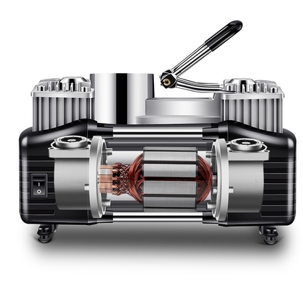 12 bomba do compressor de ar do metal do volt 180W para o carro com saco de nylon