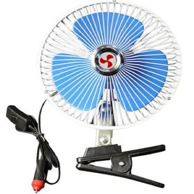 Protetor traseiro plástico Car Cooling Fan, interruptor Dc12v de Mini Auto Cool Fan With