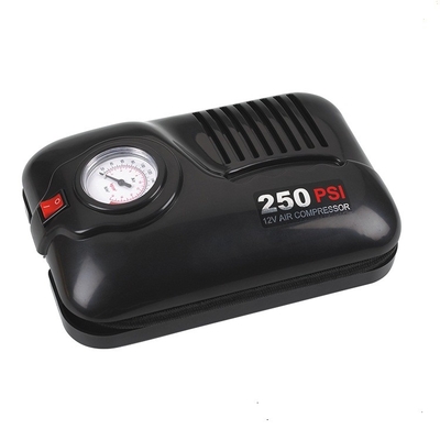 material de plástico do compressor de ar do carro 250psi, 2 em 1 C.C. 12v do compressor de ar do veículo