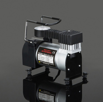 Compressor de ar de automóvel portátil de alta pressão com relógio e saco de tecido