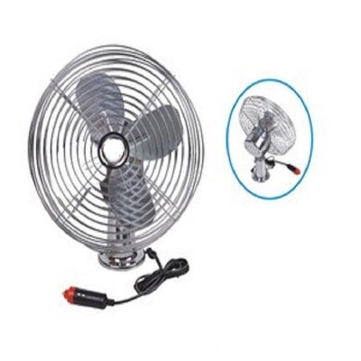 Ventilador de refrigeração Handheld de prata durável do ventilador de refrigeração do carro com sobre - fora do interruptor