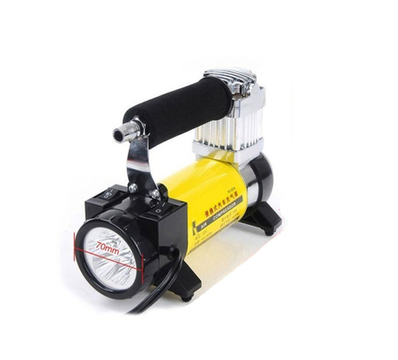 Compressor de ar do metal da C.C. 12v, compressor de um poder superior de 100 libras por polegada quadrada com lâmpada