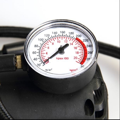 Compressor de ar de alta pressão do metal da mão garantia de 1 ano com relógio 12v 140 libras por polegada quadrada