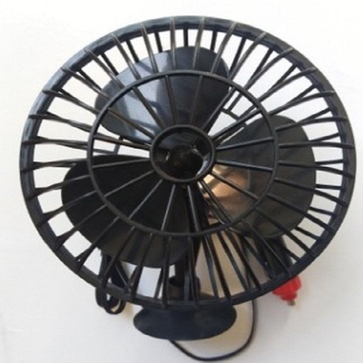 Mini montagem de oscilação plástica do copo do ventilador de refrigeração do carro de 4 polegadas com interruptor dois