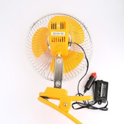 Ventiladores de refrigeração elétricos amarelos para o protetor traseiro With dos carros 8 polegadas que oscilam