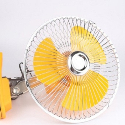 Ventiladores de refrigeração elétricos amarelos para o protetor traseiro With dos carros 8 polegadas que oscilam