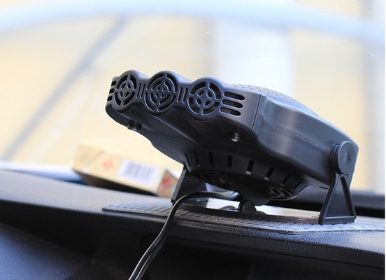 interruptor morno fresco portátil de Heater Small Fan Heater With do preto de 12v 150w auto
