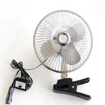 Fã portátil recarregável elétrico, ventiladores de refrigeração 12v/24v elétricos para carros