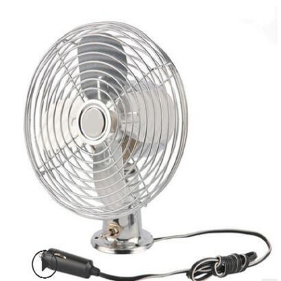 Polegada 12v/24v de oscilação de Mini Electric Car Cooling Fan 6 na cor de prata