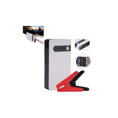 Arrancador Portátil 12V com Lanterna LED e Monitor de Pressão dos Pneus