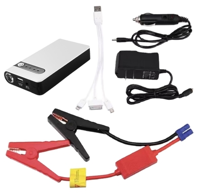 Arrancador Portátil 12V com Lanterna LED e Monitor de Pressão dos Pneus