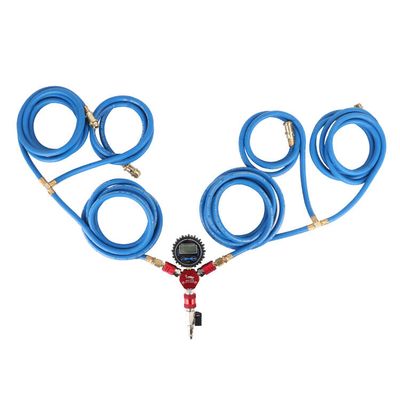 Coletor de Ar Digital de 4 Vias para Sistema de Inflação e Deflação de Pneus