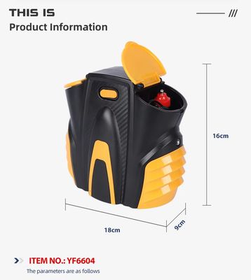 Compressor de Ar para Pneus de Carro Portátil 12V 150PSI com Luz LED