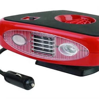 Aquecedor de ventilador portátil para carro de 12V com luz, 150W, aquecimento PTC