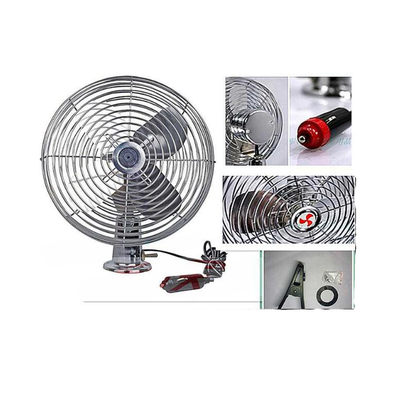 Protetor completo elétrico do metal da segurança dos ventiladores de refrigeração do radiador de prata do carro da cor