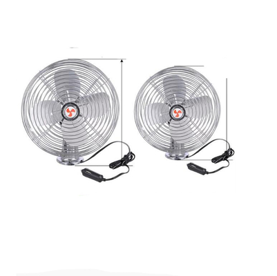 Ventilador de carro de plástico portátil Para refrigeração do carro Com isqueiro Vento forte