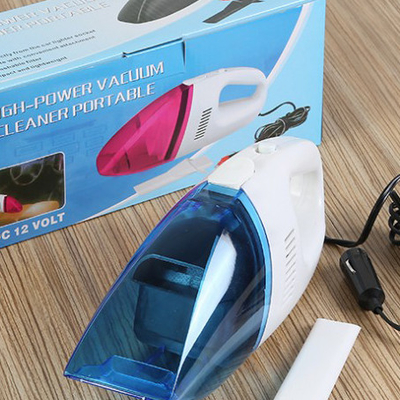 Mini ABS Dc12V aspirador de vácuo de carro portátil com filtro de lavagem