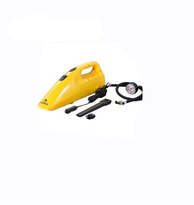 aspirador de vácuo de carro de mão amarelo com compressor Função 12v aspirador de vácuo de carro