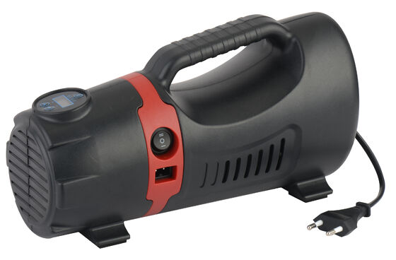Inflador de Pneus 12V DC com Visor Digital 150 PSI Cilindro Único