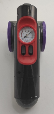 Recarregável 12V aspirador e compressores de ar Mini portátil com LED luz de ar 4 em 1 Pneus inflar e limpeza