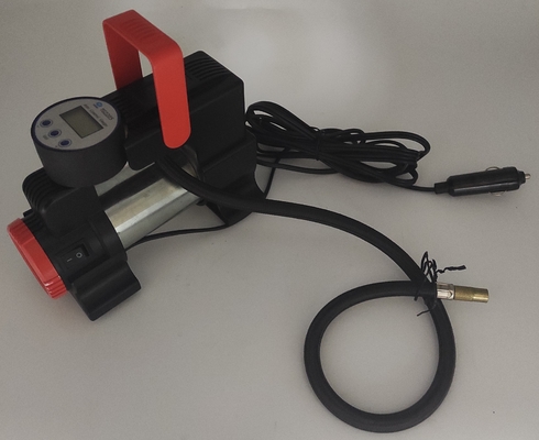 Compressor de ar de automóvel de metal portátil de luz LED DC12V com medidor digital