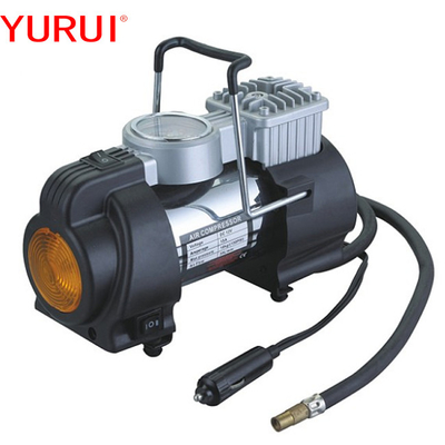 Compressor de ar metálico de inflação de automóveis com luz LED Luz intermitente para inflação de pneus