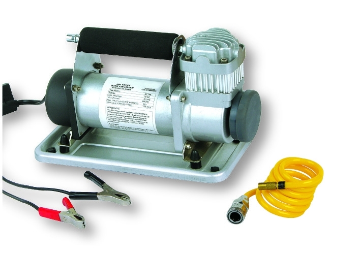 Compressor de ar para automóveis pesados Metal para caminhões offroad 4x4 Compressor de ar de prata de alta pressão Inflatores de pneus de automóveis