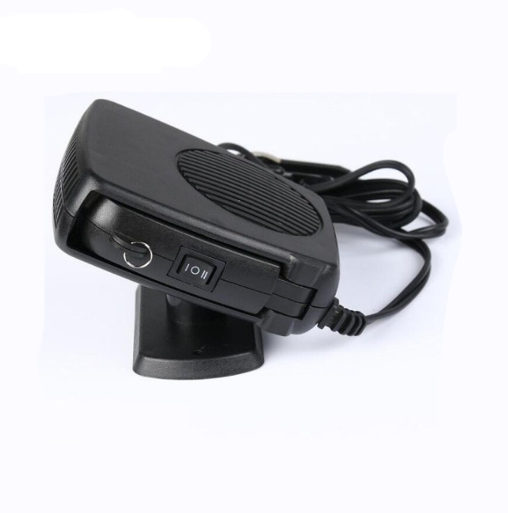 Auto ABS portátil DC12V aquecedor de ventilador de carro com alça para desengelhamento de janela de carro