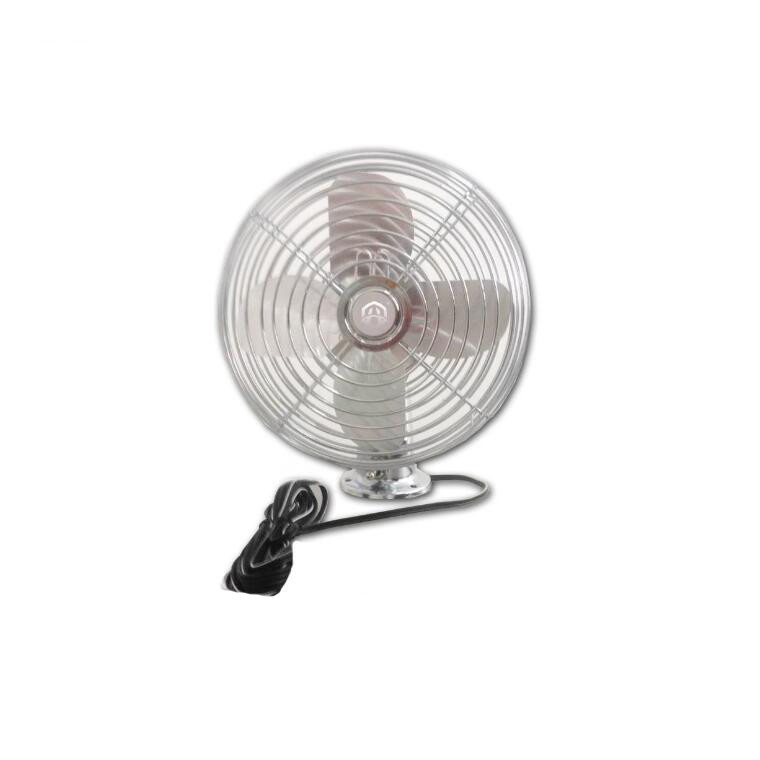Ventilador de carro de plástico portátil Para refrigeração do carro Com isqueiro Vento forte