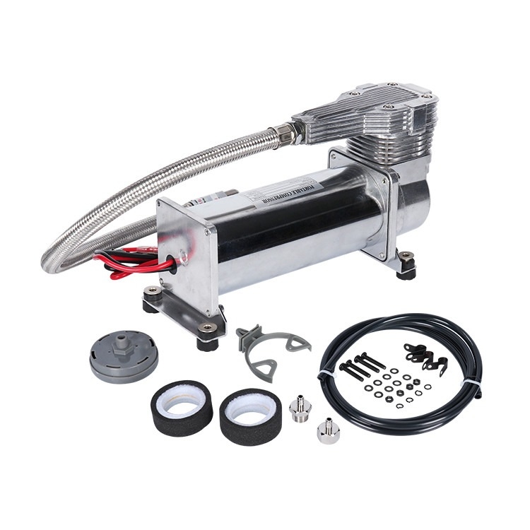 Compressor de ar portátil de aço rápido de cromo 12v de carga pesada para veículos fora de estrada