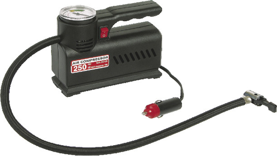 Bom preço. Compressor de ar plástico preto para pneumáticos do carro com suporte Mini Size da mão on-line