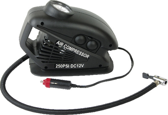 Bom preço. Preto plástico portátil com ar à mão Comressor do carro de DC12V para todos os tipos de veículo on-line