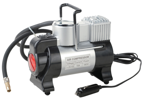 Compressor de ar metálico de inflação de automóveis com luz LED Luz intermitente para inflação de pneus