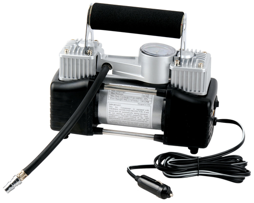 Bomba de pneus portátil DC 12 Volt METAL pneu inflador Compressor de ar de carro para caminhão com saco de tecido