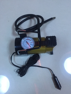 Bom preço. Bomba de pressão de prata e amarela do pneumático do carro, poder resistente compressor de ar de 12 volts on-line