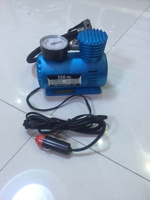 Bom preço. Compressor portátil preto e azul da inflação rápida pequena de ar para o carro com certificação do CE on-line