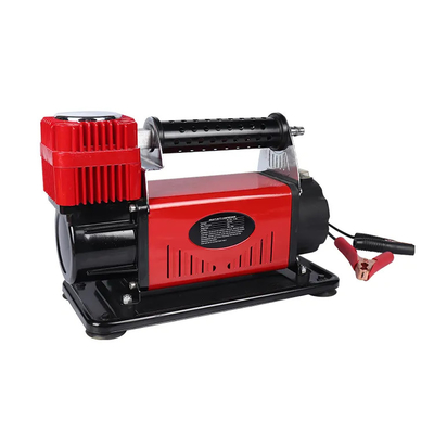 Bom preço. Compressor de ar de automóvel DC12V de metal pesado com manômetro de pressão Inflador de pneus de automóvel Compressor de ar de cilindro único on-line