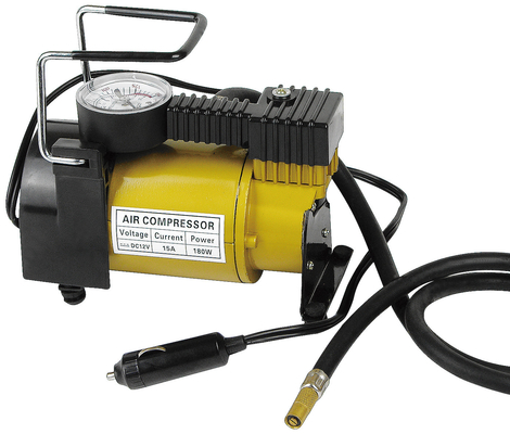 INFLADOR de pneus de cilindro único DC12V AUTO PORTÁVEL COMPRESSOR de ar de alta pressão COMPRESSOR de ar pequeno INFLADOR de pneus de automóvel