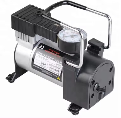 Compressor de ar de automóvel portátil de alta pressão com relógio e saco de tecido