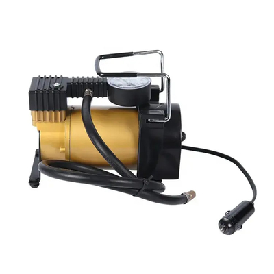 Compressor de ar metálico portátil DC12v pneumático de automóvel de cilindro único inflador de bomba de inflação rápida