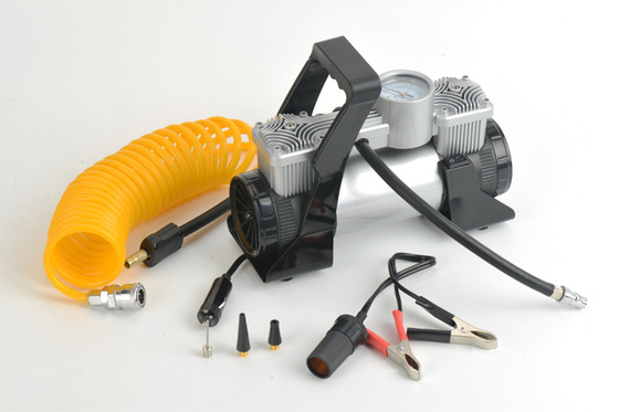Bom preço. Prata/compressor de ar resistente traseiro do metal 12v com saco nenhuma luz on-line