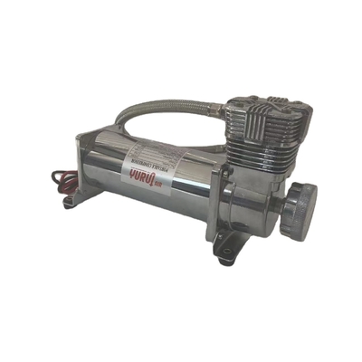 Compressor de suspensão de ar para automóveis DC12V cromado com baixo ruído