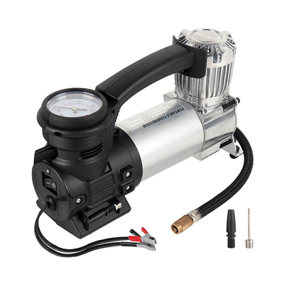 Metal de cilindro único para caminhão off-road 4x4 compressor de ar de prata de alta pressão infladores de pneus de carro