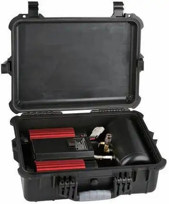 Compressor de ar de duplo cilindro off-road com inflador de pneus de carro de caixa de plástico