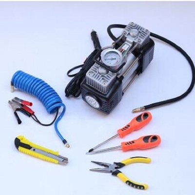 Bom preço. Os choques elétricos portáteis de prata do ar do compressor de ar 12v dos compressores de ar do veículo para caminhões on-line
